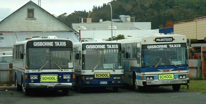 Gisborne Taxis 35, 40 & 38